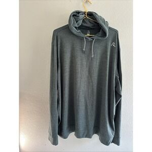 Rhoback Hesi Hoodie Men XXXL Green Performance Stretch Golf Lightweight 3x
